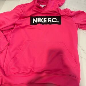 Nike F.C. Pink Hoodie